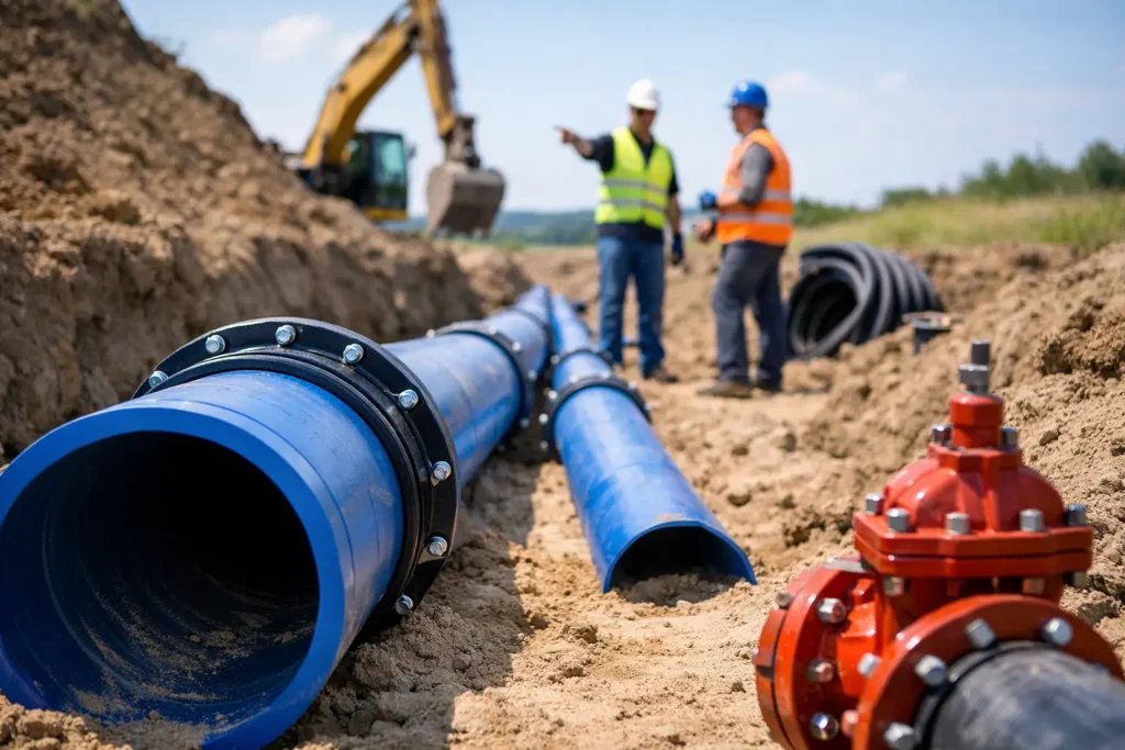 Изграждане на нов водопровод без изненади
