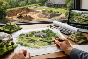 Какво е вертикална планировка на имот